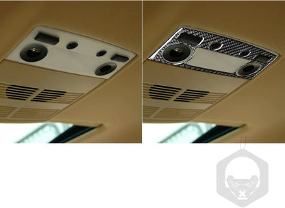 Mavlaro Echtcarbon Fond-Dachleuchten-Rahmen für BMW 5er E60 2004-2010