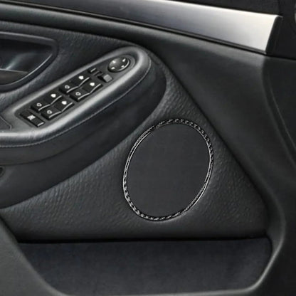 Mavlaro Echtcarbon Türlautsprecher-Ringblende für BMW 5er E39 & M5 1998-2003