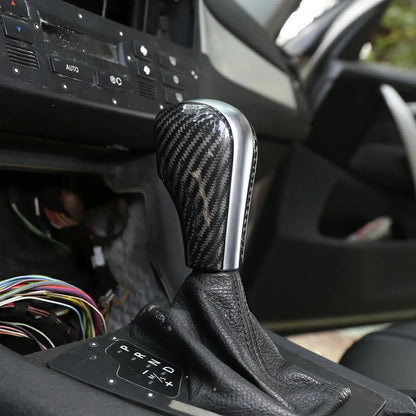 Mavlaro Echtcarbon Schaltknauf-Abdeckung für BMW E39/E60/E90/X3 E83/X5 E53 1996-2010