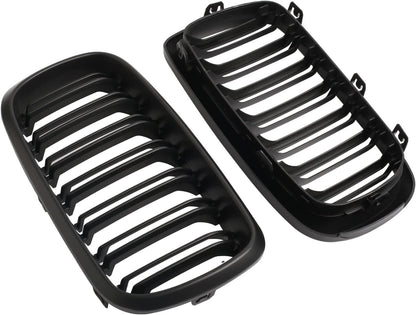 Mavlaro Nieren Kühlergrill Doppelsteg Schwarz für BMW X5 F15/F85 2014-2018 & X6 F16/F86 2015-2019