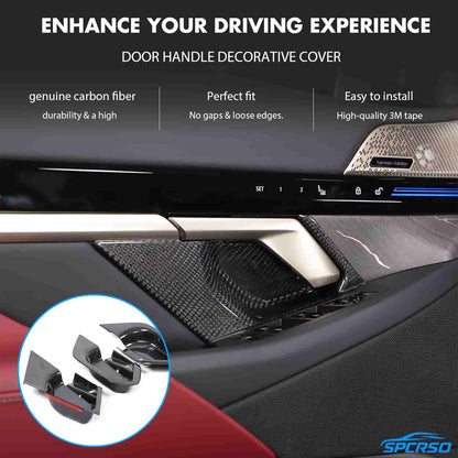 Mavlaro Echtcarbon Innentürgriff-Blenden für BMW 5er G60/i5 2024-2025