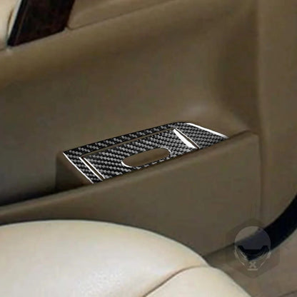 Mavlaro Echtcarbon Fondtür-Aschenbecher Blende für BMW 5er E60 2004-2010