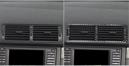 Mavlaro Echtcarbon mittlere Lüftungsdüse-Blende für BMW 5er E39 & M5 1998-2003