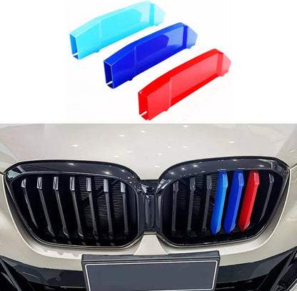 Mavlaro M-Farben Nieren-Zierstreifen für BMW X3 G01 2022-2023 7 Streben