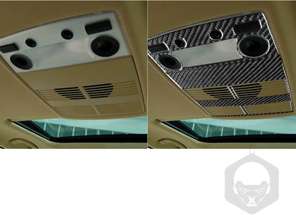 Mavlaro Echtcarbon Fond-Dachleuchten- & Lautsprecherblende für BMW 5er E60 2004-2010