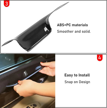 Mavlaro Türgriff-Abdeckungen 2-teilig für BMW 7er F01/F02/F04 2008-2015 vorne oder hinten
