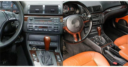 Mavlaro Echtcarbon Mittelkonsole Innenraum-Set 8-teilig für BMW 3er E46 1998-2005