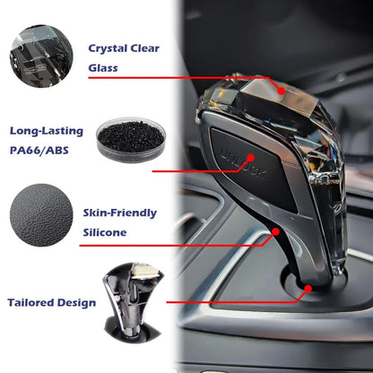 Mavlaro Crystal LED Gangwahlschalter für BMW 3er F30/F31/F34 2013-2019 Linkslenker
