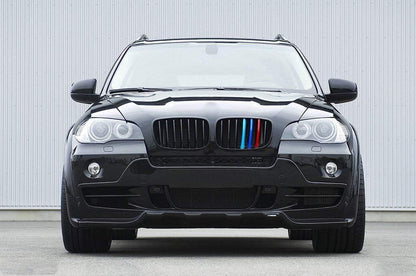 Mavlaro M-Farben Nieren-Zierstreifen für BMW X5 E70 2007-2013 & X6 E71 2008-2012