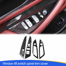 Mavlaro Carbon-Look Fensterheberschalter-Blenden 4-teilig für BMW 4er G22/G23/G26 & i4 2021-2025