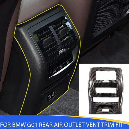 Mavlaro Fond-Luftauslass Rahmen Carbon-Optik für BMW X3 G01 & X4 G02 2020-2022