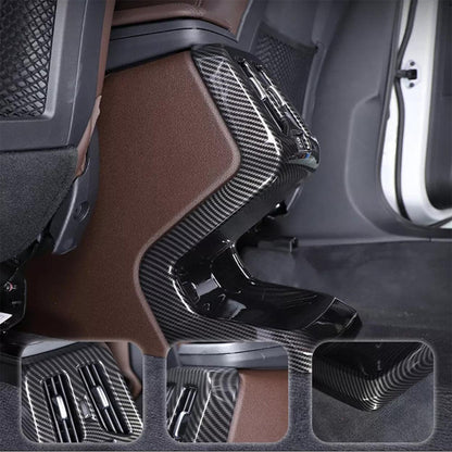 Mavlaro Fond-Luftauslass Anti-Kick Cover Carbon-Optik 3M für BMW X1 U11 2023-2024