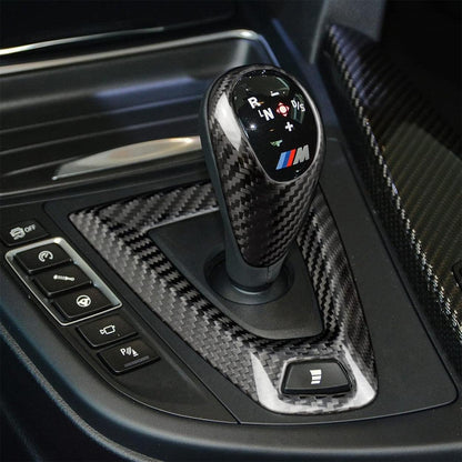 Mavlaro Echtcarbon Schaltknauf-Abdeckung 3M für BMW M3 F80 & M4 F82/F83 2014-2018