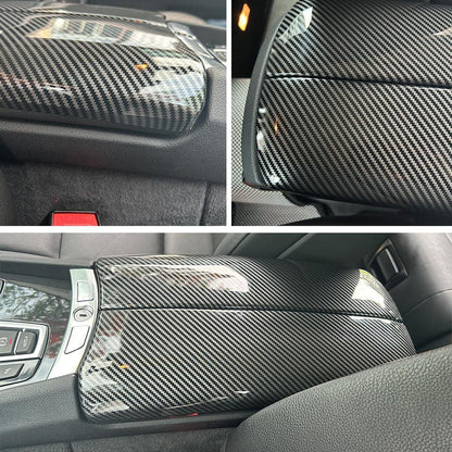 Mavlaro Mittelarmlehnen-Abdeckung in Carbon-Optik für BMW 5er GT F07