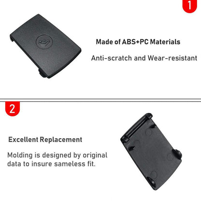 Mavlaro ISOFIX-Abdeckungen 2-teilig für BMW 1er/2er/3er/X1 E84 2005-2020