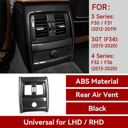 Mavlaro Hecklüftungsdüsen-Rahmenblende in Carbon-Optik für BMW F30/F31/F34 & F32/F36