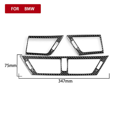 Mavlaro Echtcarbon Dashboard Seiten- & Mittel-Luftauslass Blenden für BMW X1 E84 2013-2015