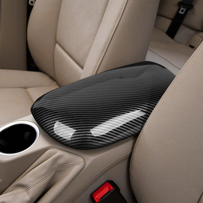 Mavlaro Carbon-Optik Mittelarmlehnen-Abdeckung für BMW X1 E84 LHD