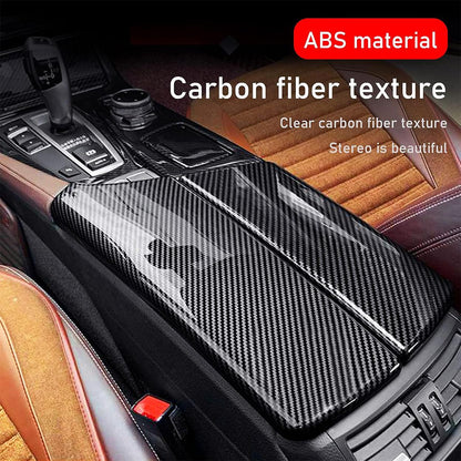 Mavlaro Mittelarmlehnen-Abdeckung in Carbon-Optik für BMW 5er F10/F11