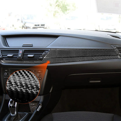 Mavlaro Echtcarbon Beifahrer-Dashboard Zierleisten 2-teilig für BMW X1 E84 2013-2015