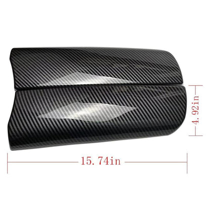 Mavlaro Mittelarmlehnen-Ablagefach-Abdeckung in Carbon-Optik für BMW 7er F01/F02