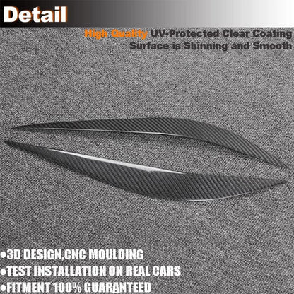 Mavlaro 3K Echtcarbon Scheinwerferblenden 3M für BMW M3 F80 M4 F82/F83 & 4er F32-F36