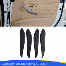 Mavlaro Interior Door Handle Covers – Suitable for BMW 3/4 Series F30-F36 and M3/M4 F80/F82/F83, available in genuine leather and Alcantara materials, compatible with left-hand drive and right-hand drive models.