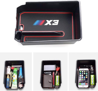Mavlaro Mittelkonsole Organizer Ablage für BMW X3 G01 2018-2024 & X4 G02 2019-2024