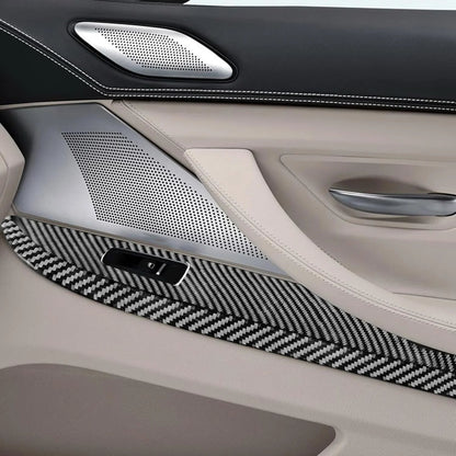 Mavlaro Echtcarbon Fensterheberschalter-Blende für BMW 6er/M6 F06/F12/F13 2011-2018