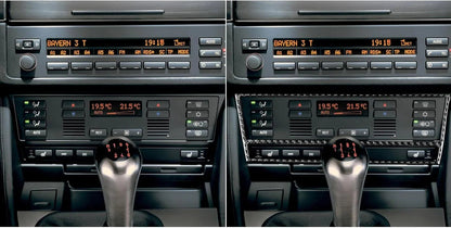Mavlaro Echtcarbon Klima-Bedienteil Rahmen für BMW 5er E39 & M5 1998-2003