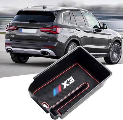 Mavlaro Mittelkonsole Organizer Ablage für BMW X3 G01 2018-2024 & X4 G02 2019-2024