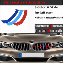Mavlaro M-Farben Nieren-Zierstreifen für BMW 3er GT F34 2013-2020 11-Streben-Grill