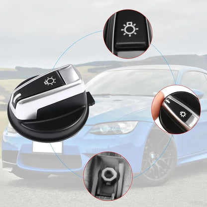 Mavlaro Lichtschalter Drehknopf Ersatz 61316932794/61319169405 für BMW E81 E82 E90 E91 E84