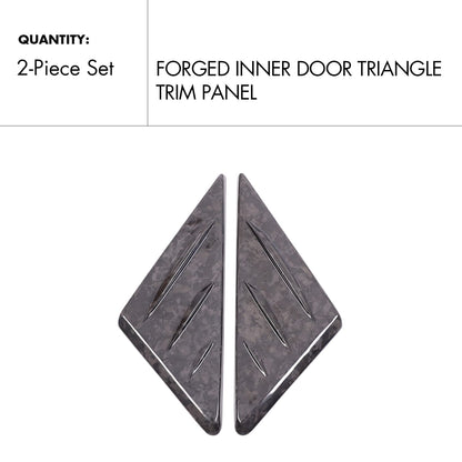 Forged Inner Door Triangle A Pillar Cover Trim For BMW 8 Series G14/15 G16 19-22