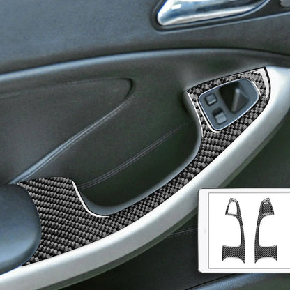 Mavlaro Echtcarbon Fensterheberschalter-Blenden 2-teilig für BMW 3er E46 & M3 1998-2005