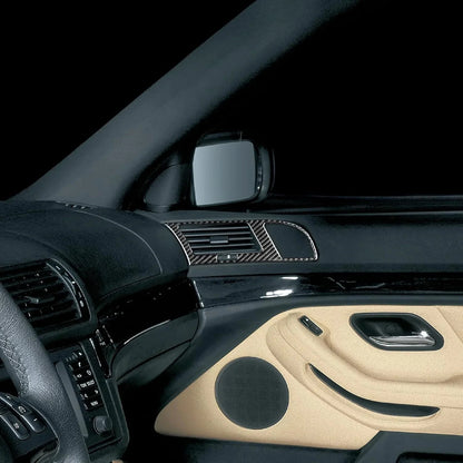Mavlaro Echtcarbon Tür-Lüftungsdüsen- & Lautsprecherrahmen für BMW 5er E39 & M5 1998-2003