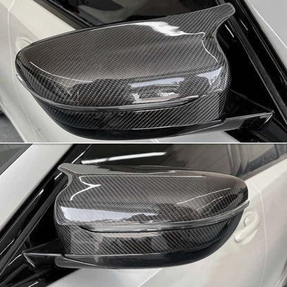 Mavlaro Dry Carbon Spiegelkappen-Overlays für BMW G20/G22/G23/G26/G30/G32/G11/G12/G14/G15/G16 2016-2024