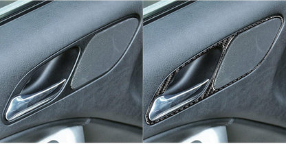 Mavlaro Echtcarbon Innentürgriff- & Hupenrahmen-Blenden für BMW 3er E46 1998-2005