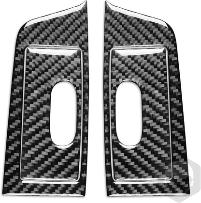 Mavlaro Echtcarbon Fondtür-Aschenbecher Blende für BMW 5er E60 2004-2010
