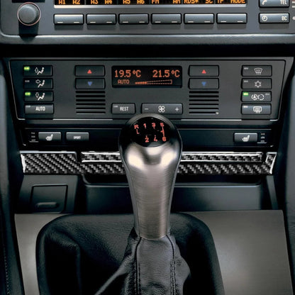 Mavlaro Echtcarbon Sitzheizung-Tastenleiste unten für BMW 5er E39 & M5 1998-2003