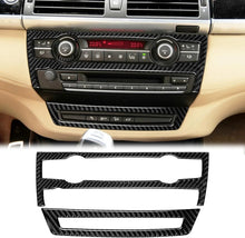 Mavlaro Carbonfaser Klimabedienteil-Blenden Black B für BMW X5 E70 & X6 E71 2008-2013