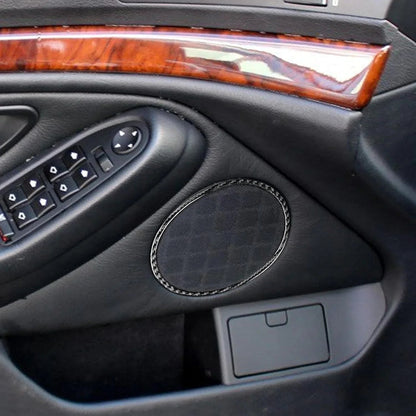 Mavlaro Echtcarbon Türlautsprecher-Ringblende für BMW 5er E39 & M5 1998-2003