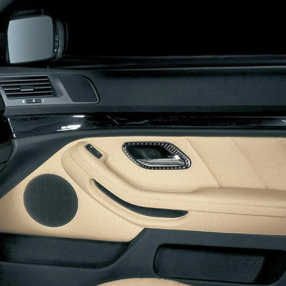 Mavlaro Echtcarbon Innentürgriff-Rahmen für BMW 5er E39 & M5 1998-2003