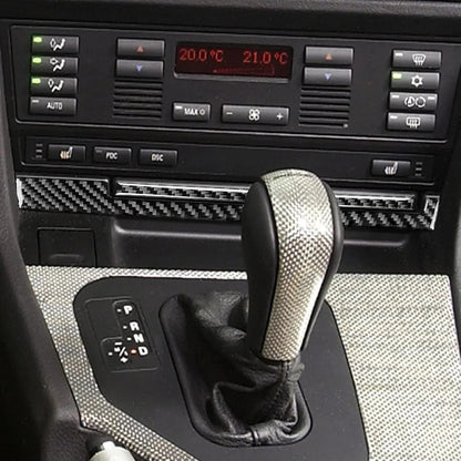 Mavlaro Echtcarbon Sitzheizung-Tastenleiste unten für BMW 5er E39 & M5 1998-2003