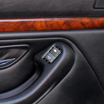 Mavlaro Echtcarbon Fensterheberschalter-Blenden für BMW 5er E39 & M5 1998-2003