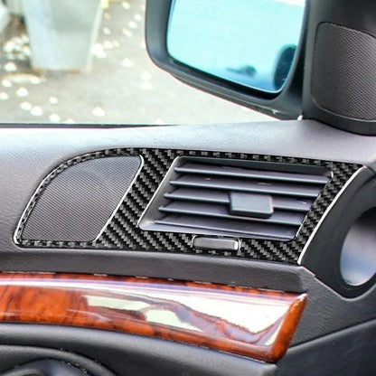 Mavlaro Echtcarbon Tür-Lüftungsdüsen- & Lautsprecherrahmen für BMW 5er E39 & M5 1998-2003