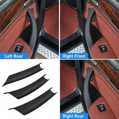 Mavlaro Innentürgriff-Abdeckungen 3-teilig ohne Türverkleidungsausbau für BMW X5 E70 2008-2013 & X6 E71/E72 2008-2014