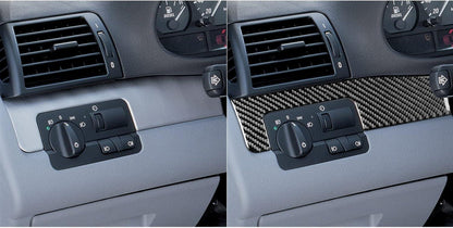 Mavlaro Echtcarbon Fahrer-Armaturenbrett-Blende links für BMW 3er E46 1998-2005