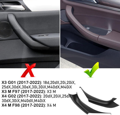 Mavlaro Innentürgriff-Abdeckungen 2-teilig ohne Türverkleidungsausbau für BMW X3 G01/X3 M F97 & X4 G02/F98 2018-2024