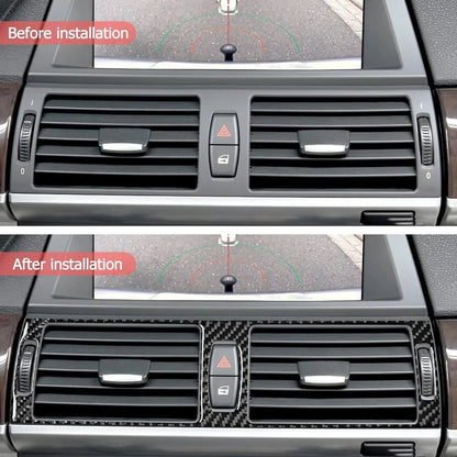 Mavlaro Carbonfaser Lüftungsdüsen-Rahmen Blende für BMW X5 E70 & X6 E71 2008-2013
